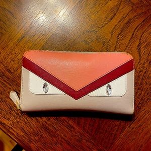 Fendi monster wallet